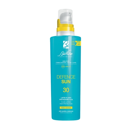 BIONIKE aukštos apsaugos fluidinis losjonas DEFENCE SUN SPF30, 200ml