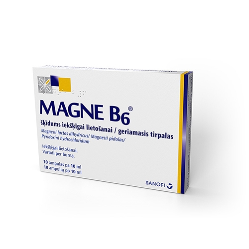 Magne B6 geriamasis tirpalas 10ml ampulėse N10