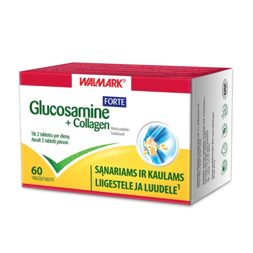 Walmark Glucosamine+Collagen forte tabletės N60