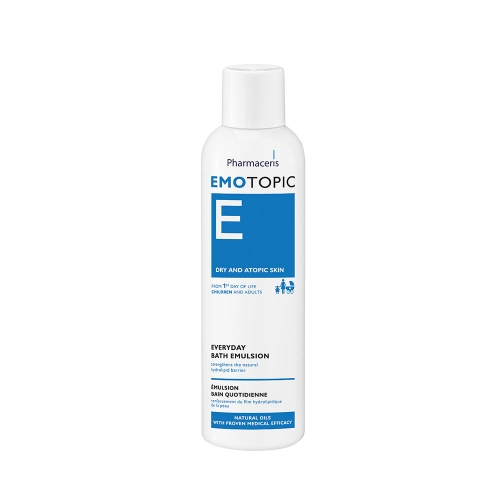 PHARMACERIS E vonios emulsija EMOTOPIC, 400ml