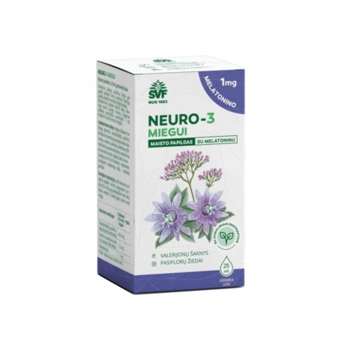 ŠVF geriamieji lašai NEURO-3 MIEGUI, 25ml