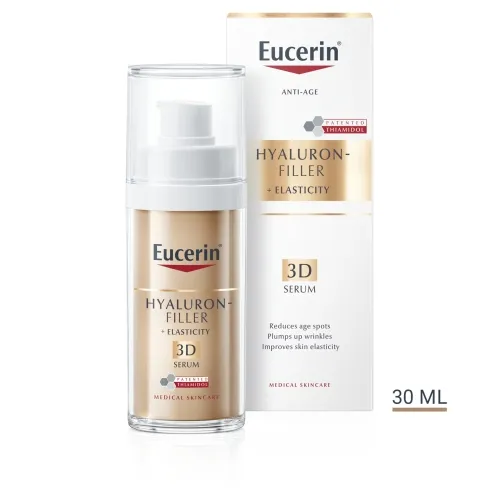 EUCERIN 3D serumas brandžiai odai HYALURON-FILLER + ELASTICITY, 30 ml