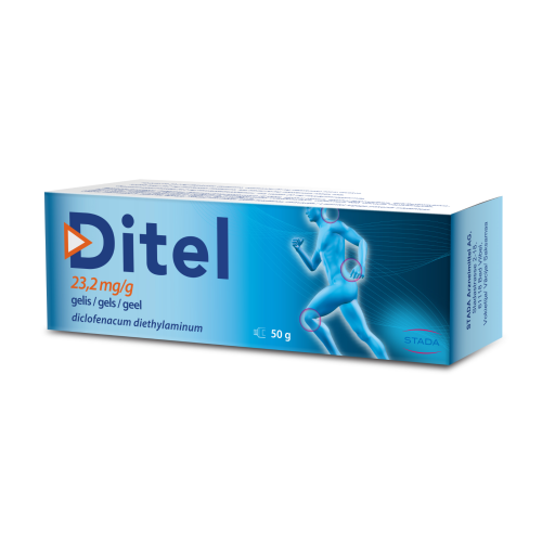 Ditel 23.2mg/g gelis 50g
