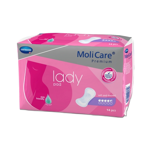 HARTMANN įklotai MOLICARE LADY PAD, 4.5 lašo, N14