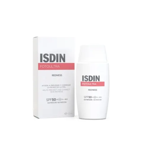ISDIN FU REDNESS apsauginė veido emulsija jautriai odai SPF 50, 50ml