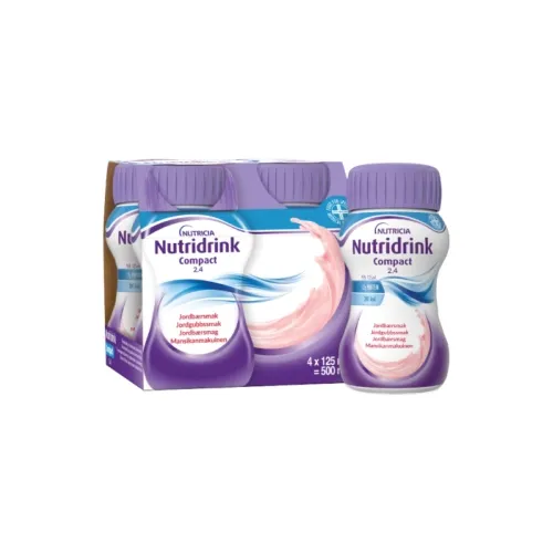 NUTRIDRINK braškių skonio, 125ml N4