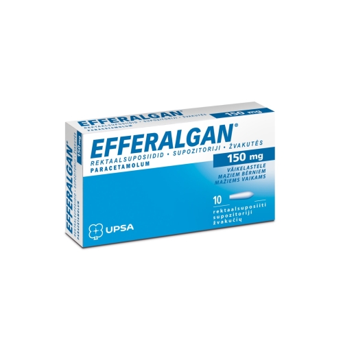 Efferalgan 150mg žvakutės N10