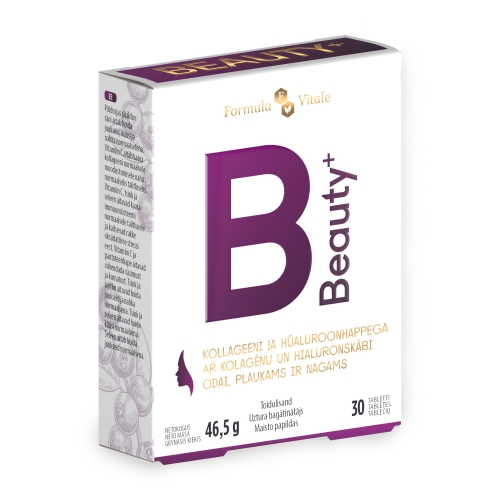 Formula Vitale BEAUTY+ odai, plaukams ir nagams, tabletės N30