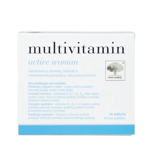 NEW NORDIC Multivitamin Active Woman tab. N90