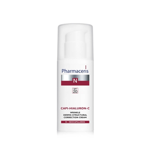 PHARMACERIS N kremas nuo raukšlių CAPI-HIALURON-C SPF20, 50ml