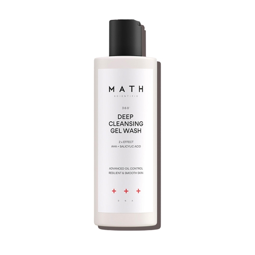 MATH giliai poras valantis aktyvusis prausiklis DEEP CLEANSING, 200ml