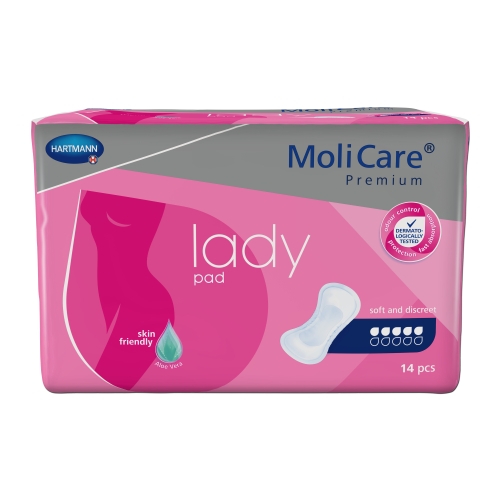 HARTMANN įklotai MOLICARE LADY PAD, 5 lašai, N14