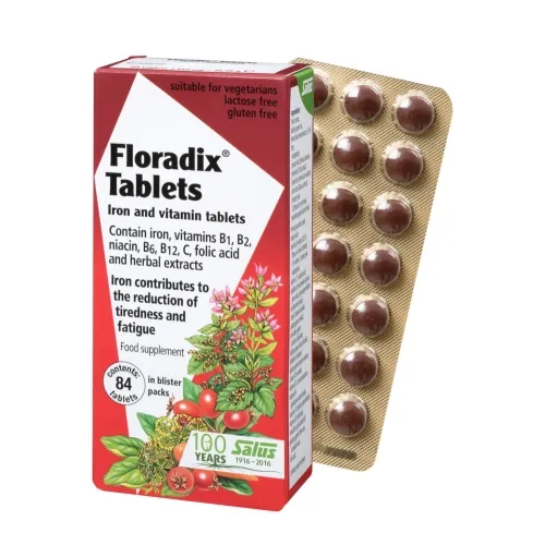 FLORADIX geležies tabletės TABLETS, N84