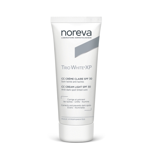 NOREVA pigmentines dėmes šalinantis toninis kremas TRIO WHITE XP, 40ml