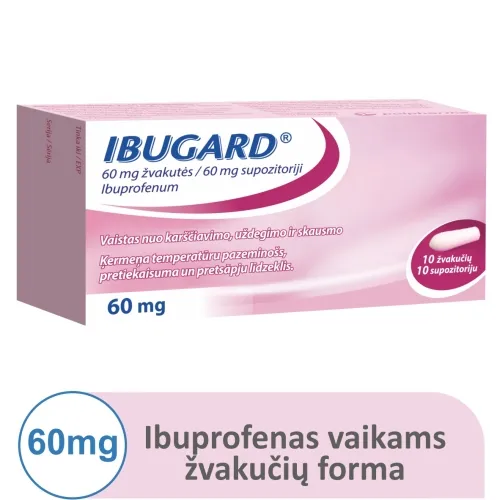 Ibugard 60mg supp. N10