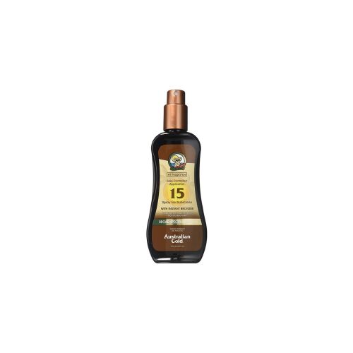 AUSTRALIAN GOLD apsauginis pienelis nuo saulės su bronzantais, SPF 15