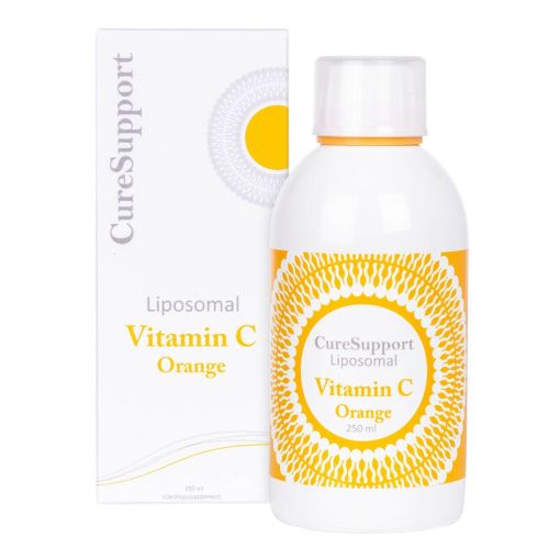 CURESUPPORT skystas vitaminas C liposomose ORANGE, 250ml