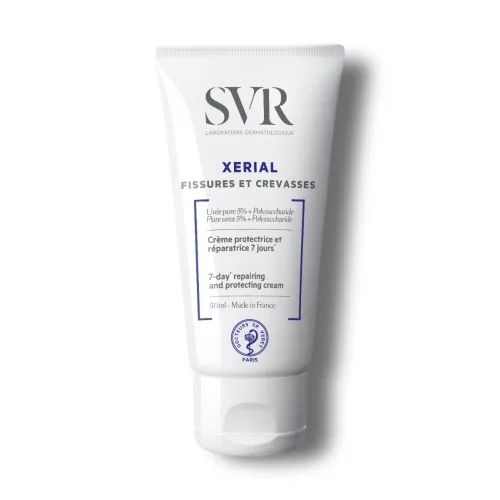 SVR Atkuriantis kremas suragėjusiai rankų ir pėdų odai XERIAL, 50ml