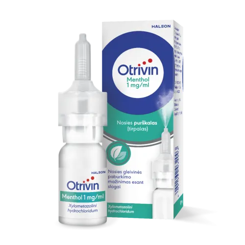 Otrivin Menthol  1mg/ml nosies purškalas 10ml