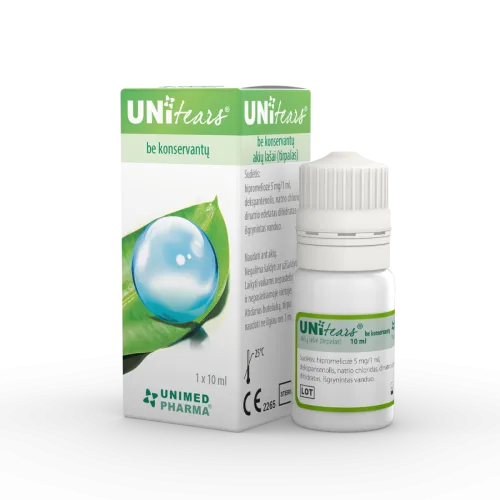 UNItears® akių lašai be konservantų