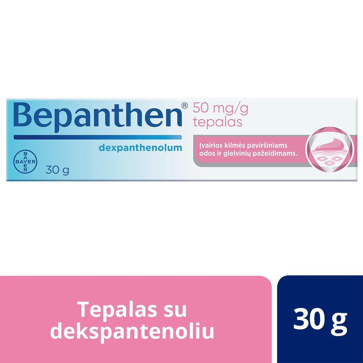 Bepanthen 50mg/g tepalas 30g N1 -  2