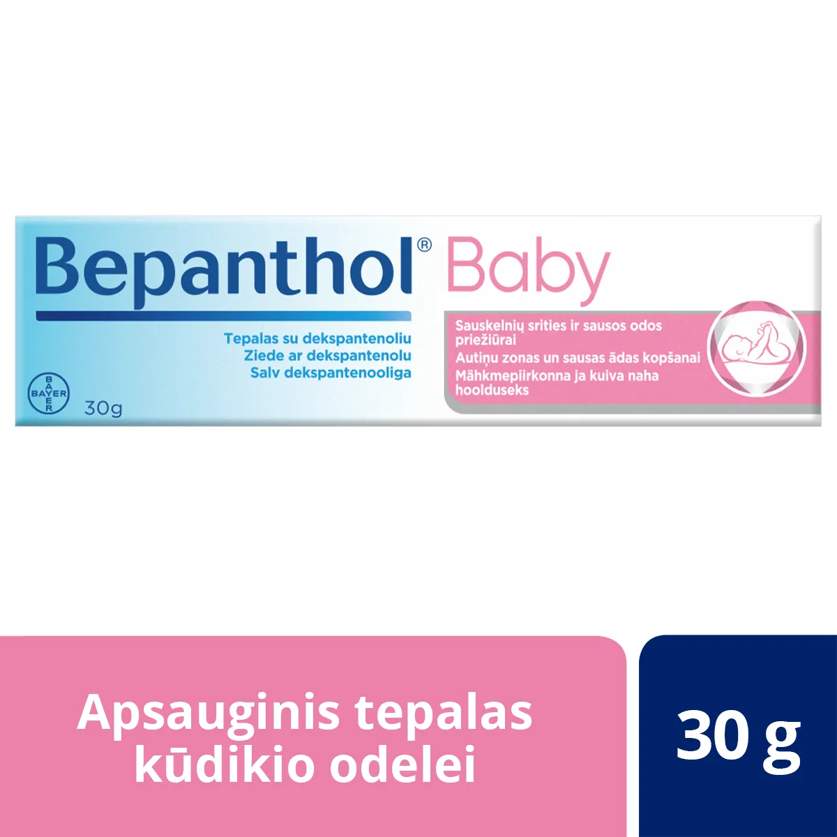 BEPANTHOL BABY tepalas, 30g -  2
