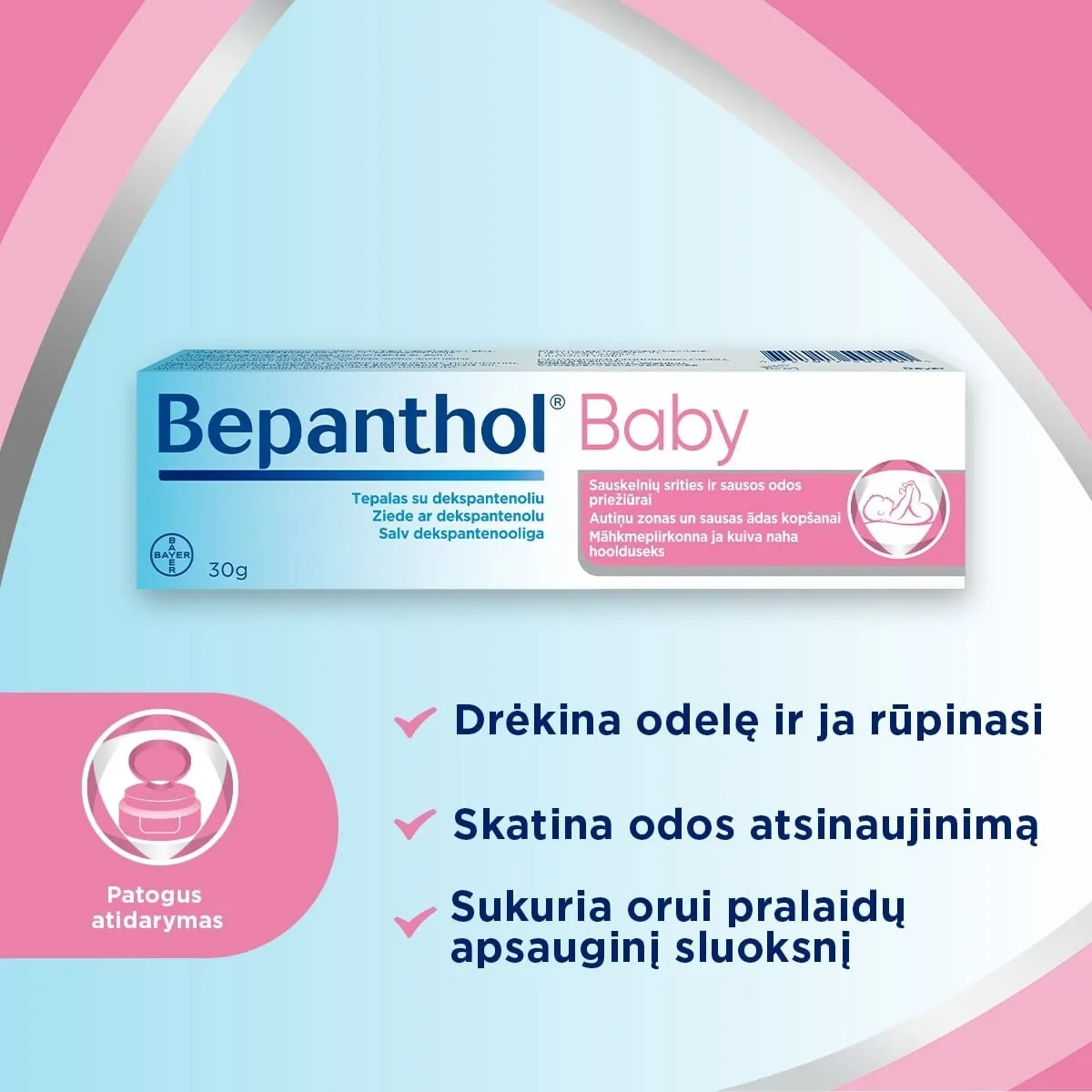 BEPANTHOL BABY tepalas, 30g -  4