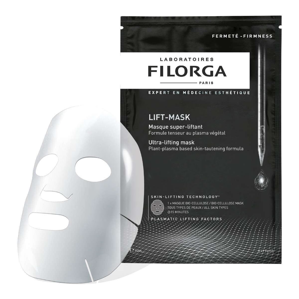 FILORGA bioceliuliozinė stangrinamoji veido kaukė LIFT, N1 -  2