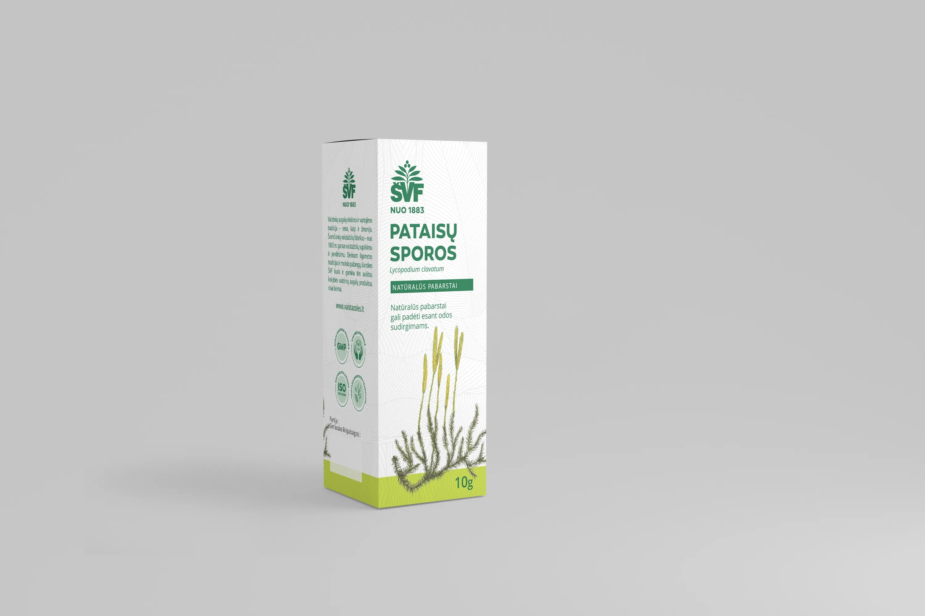 ŠVF natūralūs pabarstai PATAISŲ SPOROS, 10g -  2