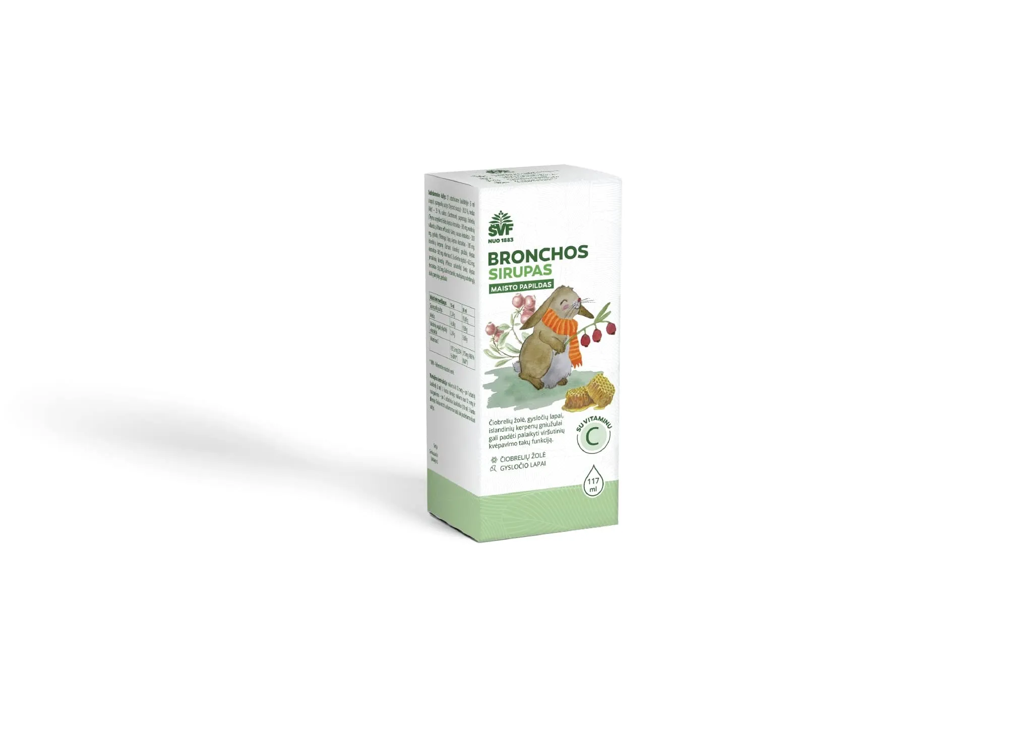 ŠVF geriamasis tirpalas BRONCHOS, 120ml -  2