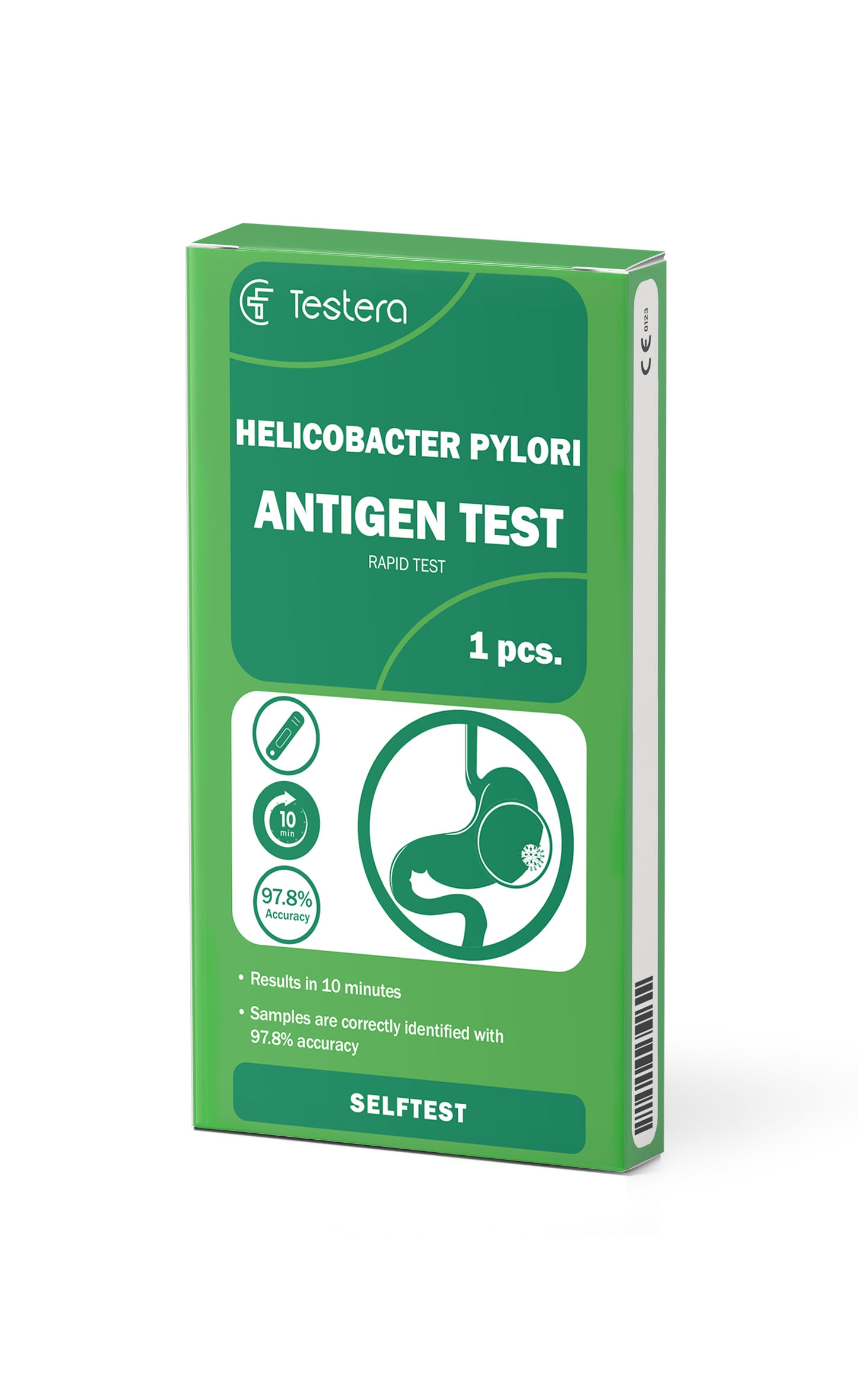 TESTERA Helicobacter pylori antigenų testas, , N1 -  2