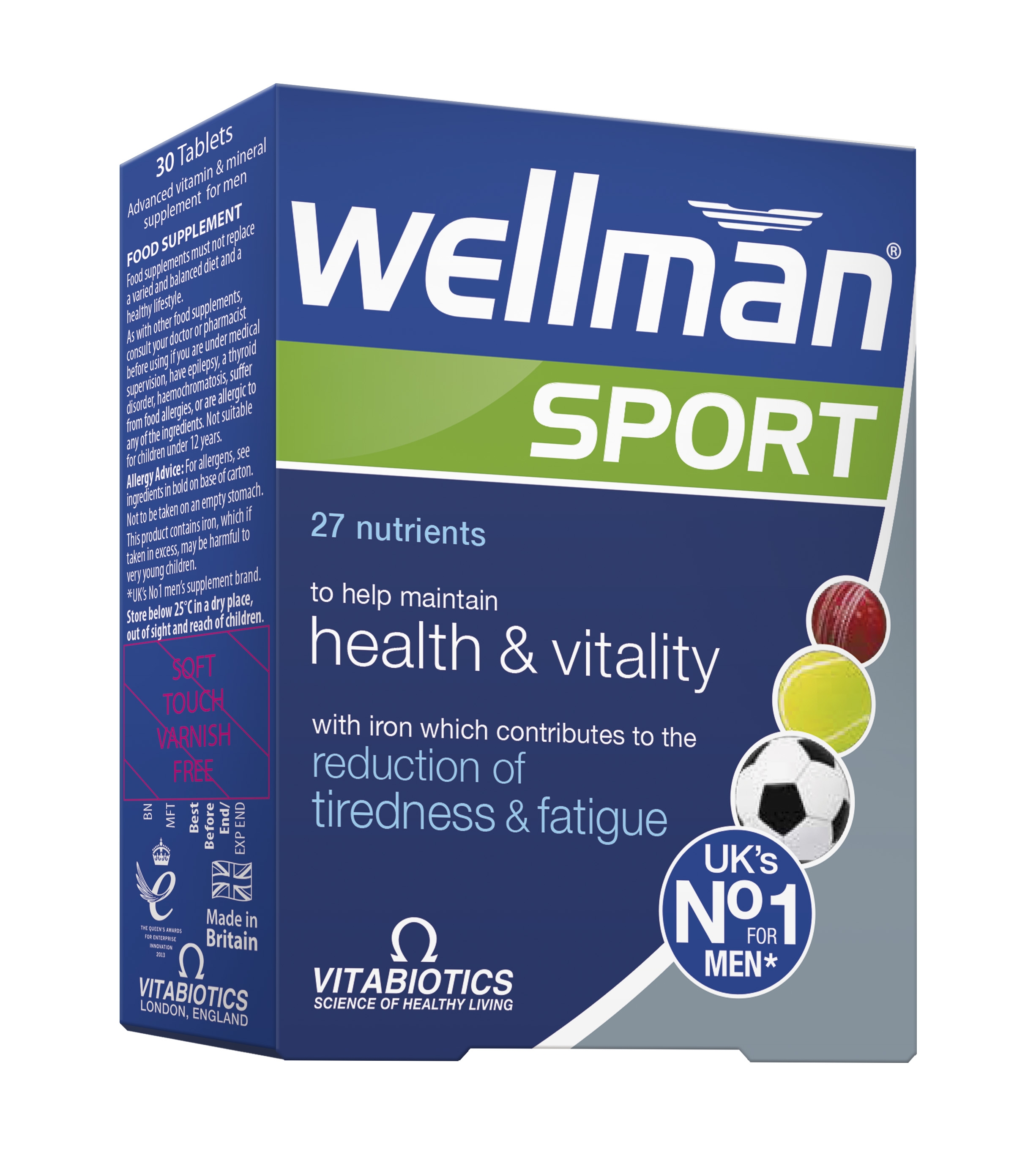 WELLMAN SPORT, 30 tablečių -  2