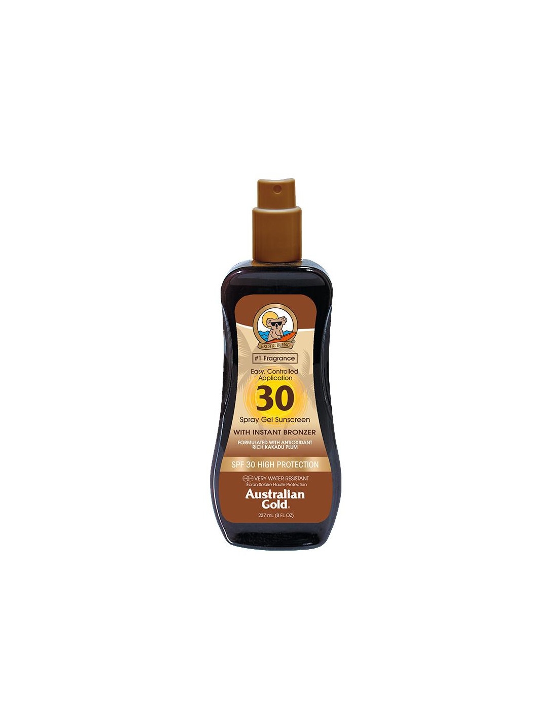 AUSTRALIAN GOLD apsauginis pienelis nuo saulės su bronzantais, SPF 30 -  2
