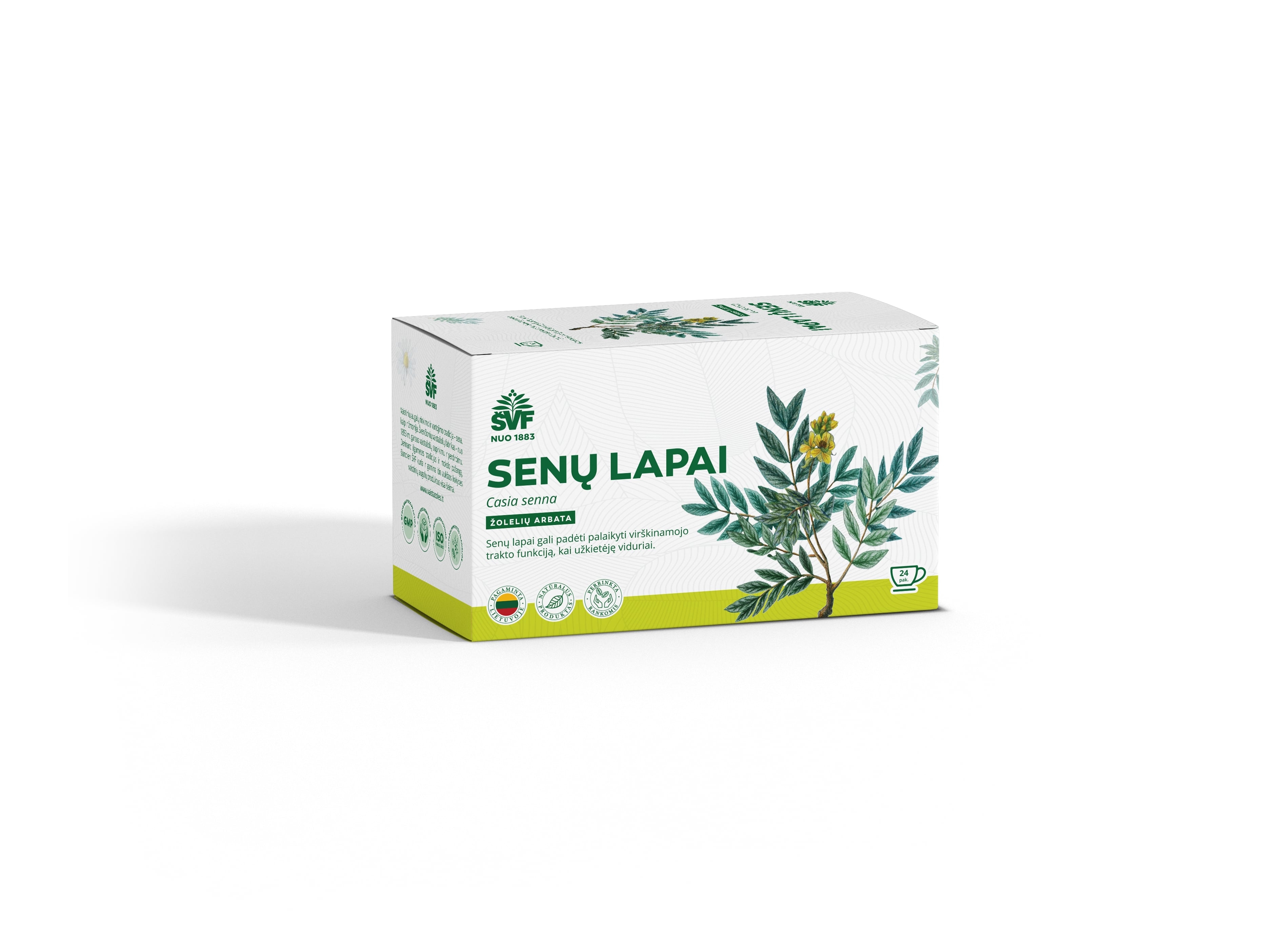 ŠVF žolelių arbata SENŲ LAPAI, 1,5g x N24 -  2
