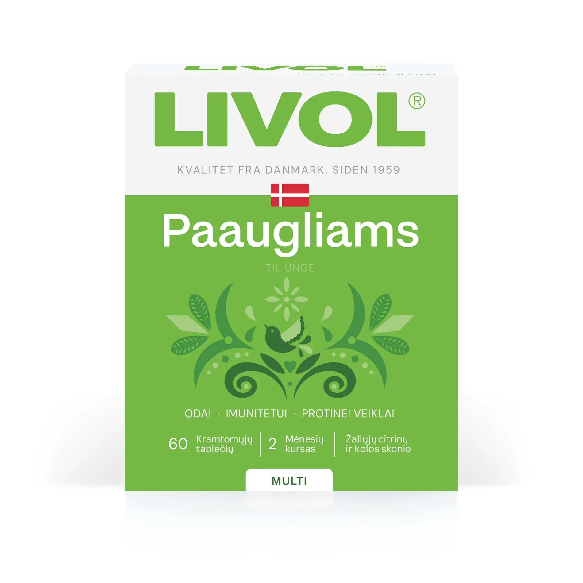 LIVOL MULTI vitaminai paaugliams, kolos sk., 60 tabl. -  2