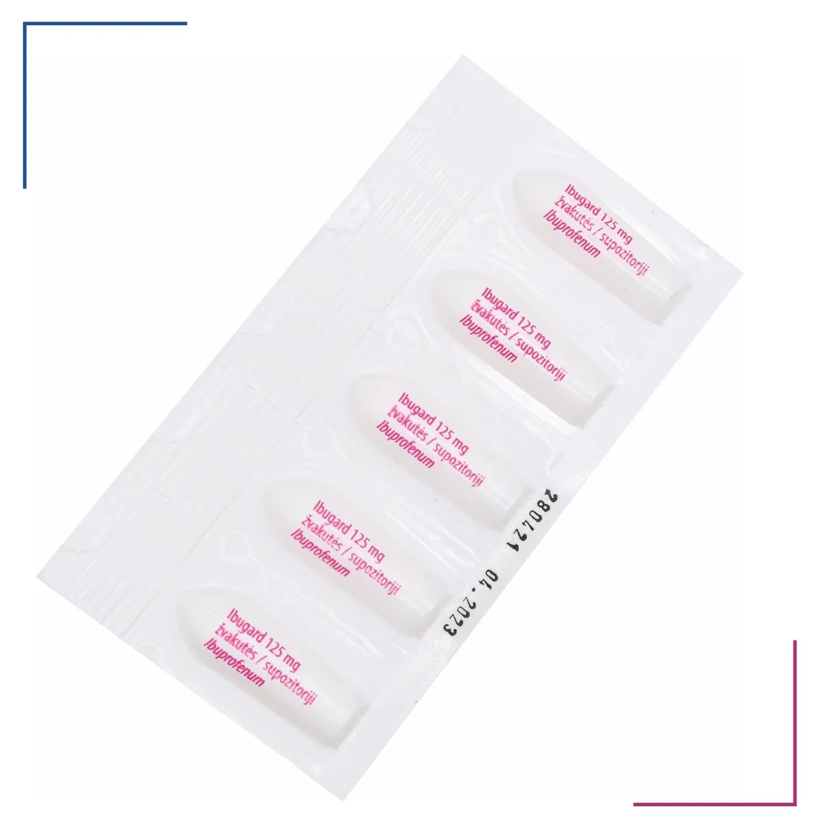 Ibugard 125mg supp. N10 -  3