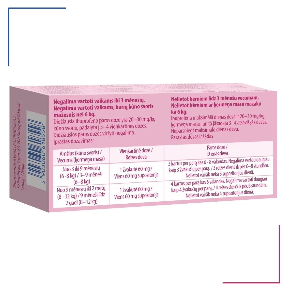 Ibugard 60mg supp. N10 -  2