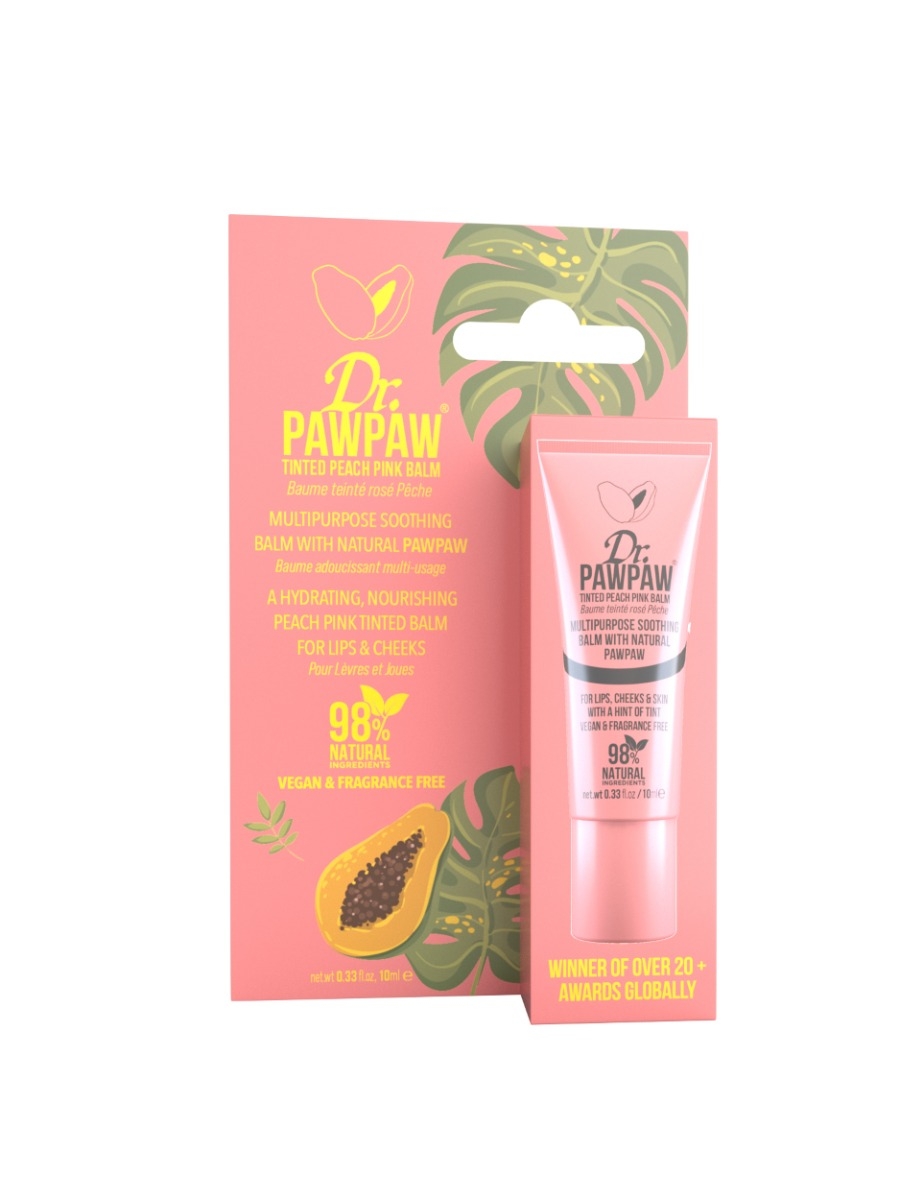 DR. PAWPAW balzamas lūpoms su spalva PEACH PINK -  2