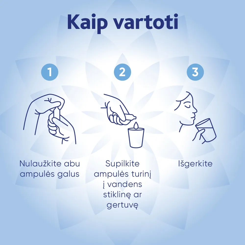 Magne B6 geriamasis tirpalas 10ml ampulėse N10 -  5