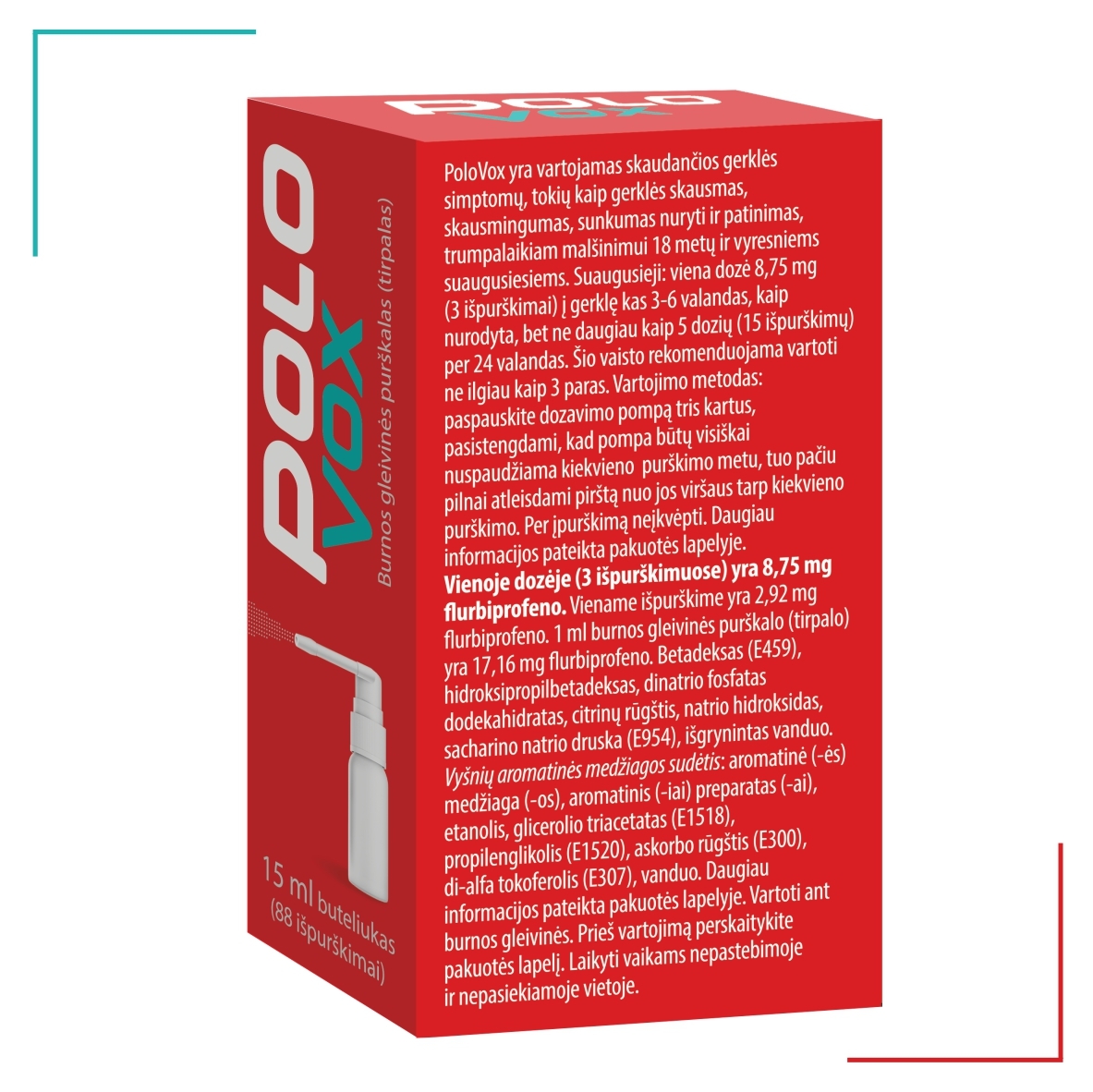 PoloVox 8,75mg/d. puršk.15ml N1 -  2