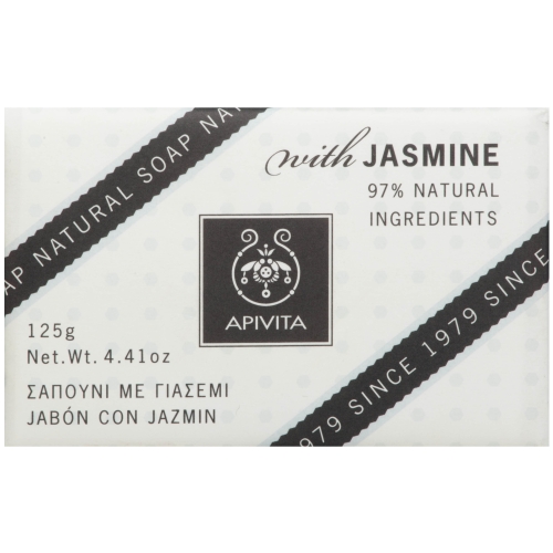 APIVITA muilas su jazminais/levandomis NATURAL, 125g