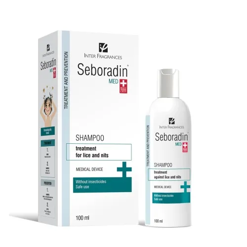 SEBORADIN MED šampūnas nuo utėlių ir glindų, 100ml -  