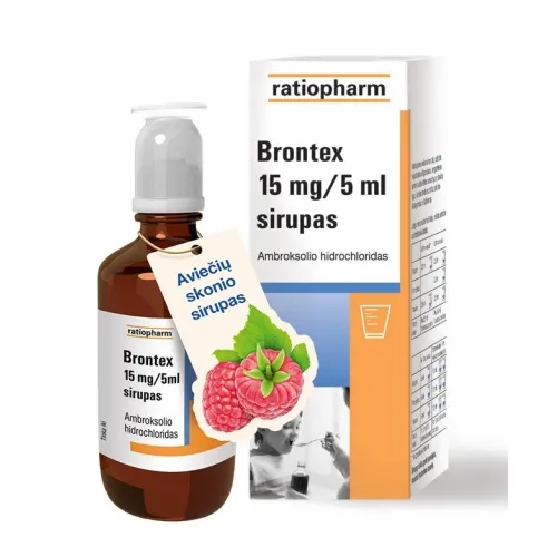 Brontex 15mg/5ml sirupas 100ml N1 -  2