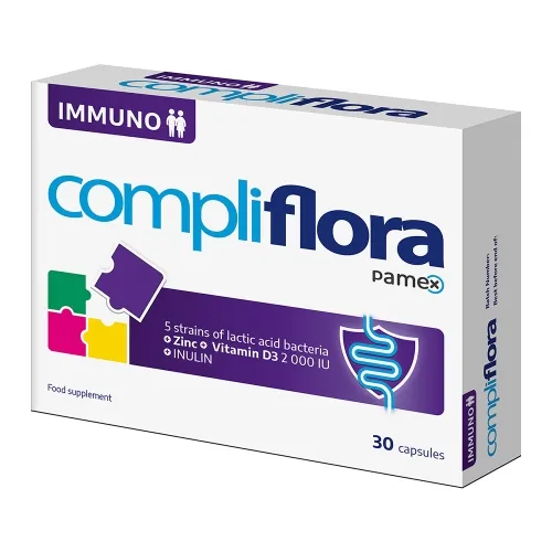 COMPLIFLORA IMMUNO, 30 kapsulių