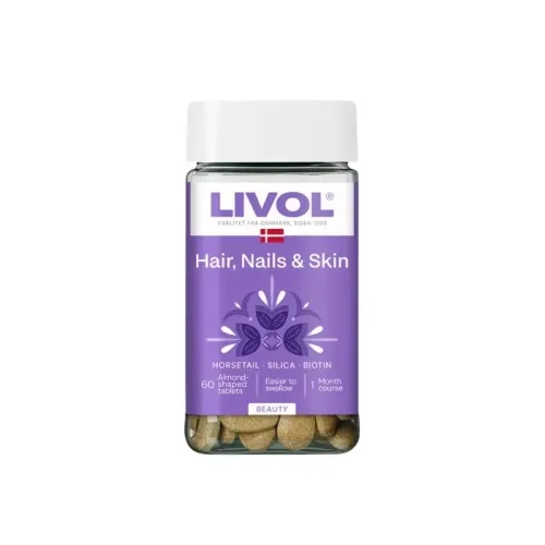 Product image of LIVOL maisto papildas HAIR, SKIN & NAILS, N60