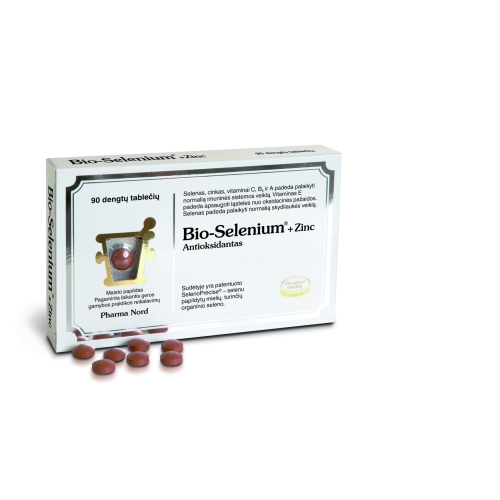 Bio-Selenium+Zinc dengtos tabletės N90