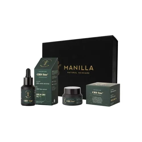 MANILLA Inovatyvus CBD odos priežiūros rinkinys CBD line. -  