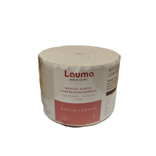 Lauma Medical elastinis tvarstis, 8 cm x 3,5 m