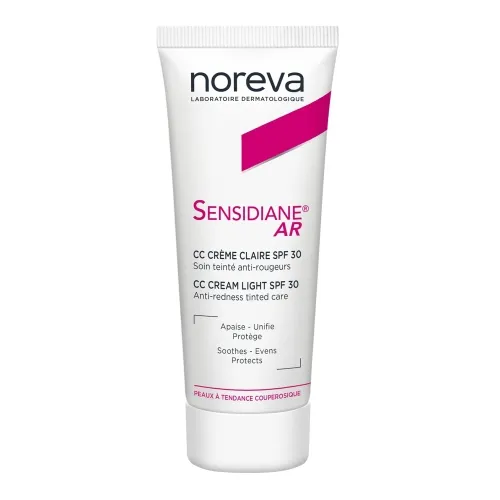 NOREVA veido raudonį mažinantis toninis CC kremas SENSIDIANE AR SPF30 -  
