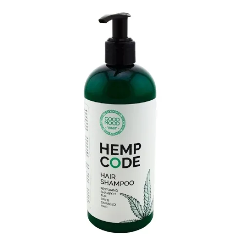 GOOD MOOD šampūnas sausiems ir pažeistiems plaukams HEMP CODE, 400ml -  